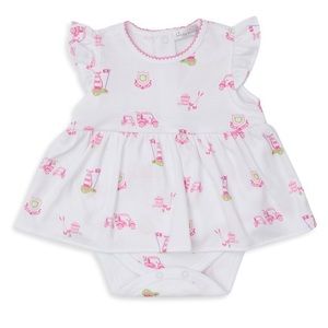 Kissy Kissy Baby Girl Golf Country Club Printed Sunsuit Onesie Romper 0-3 Months